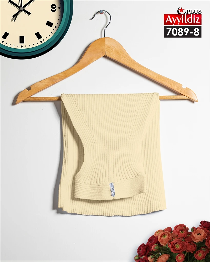 تاپ بافت زنانه سایز بزرگ کشی کد 7089