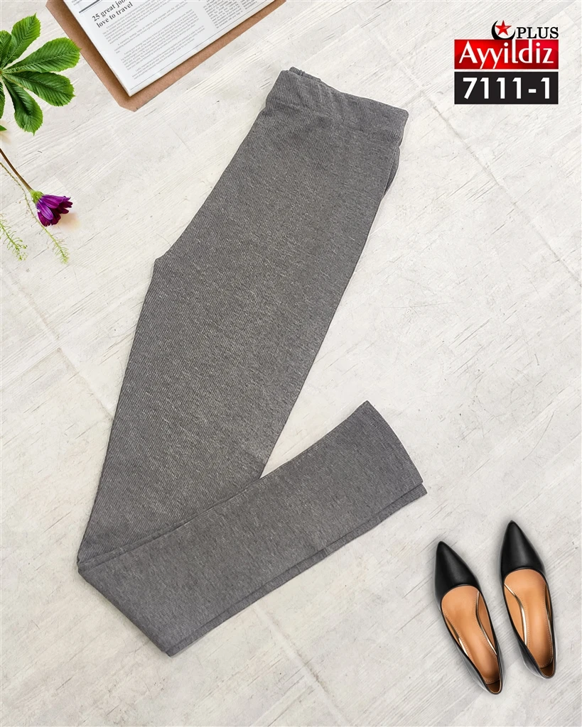 شلوار سایز بزرگ زنانه فانریپ نخی کد 7111