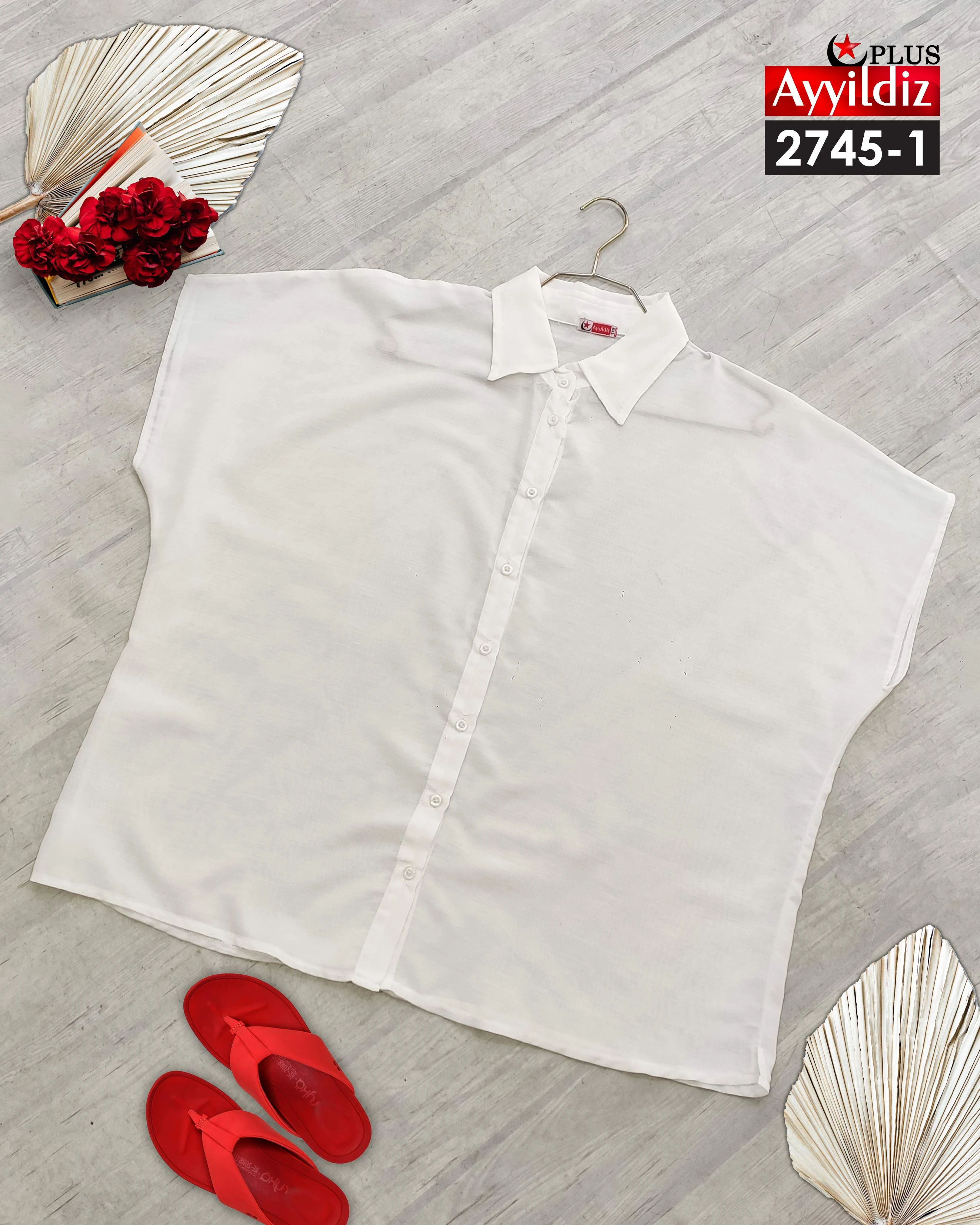 شومیز مجلسی خنک سایز بزرگ زنانه کد 2745
