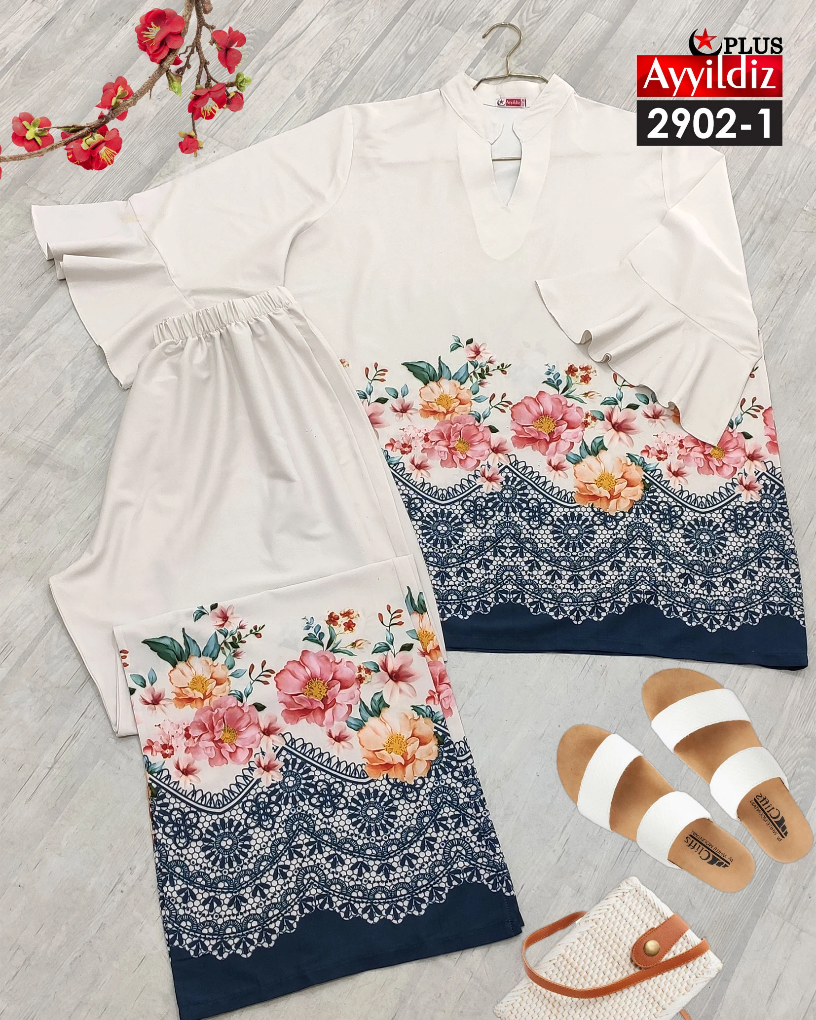 ست بلوز شلوار سایز بزرگ کد 2902 تصویر کاتالوگ