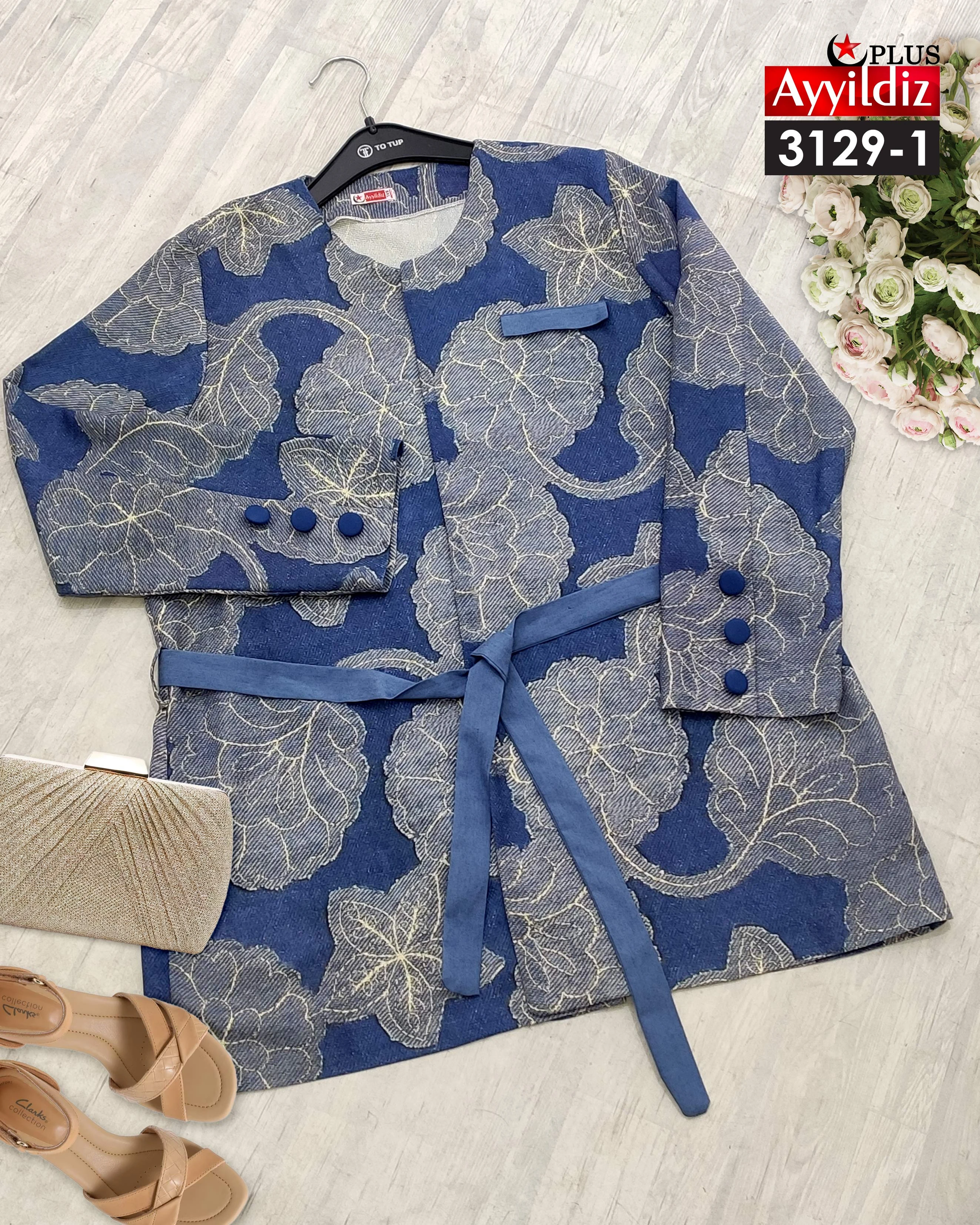 کت مجلسی سایز بزرگ زنانه  کد 3129