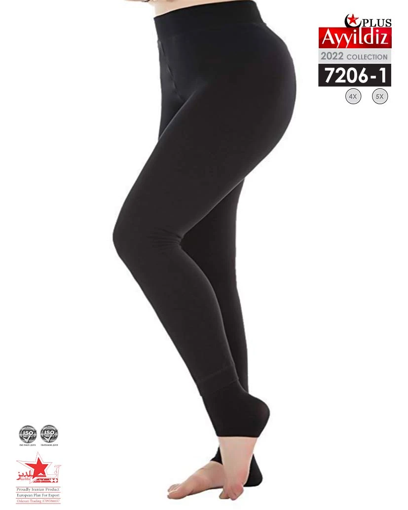 لگ زنانه سایز بزرگ کرکدار تراکم 280 کد 7206