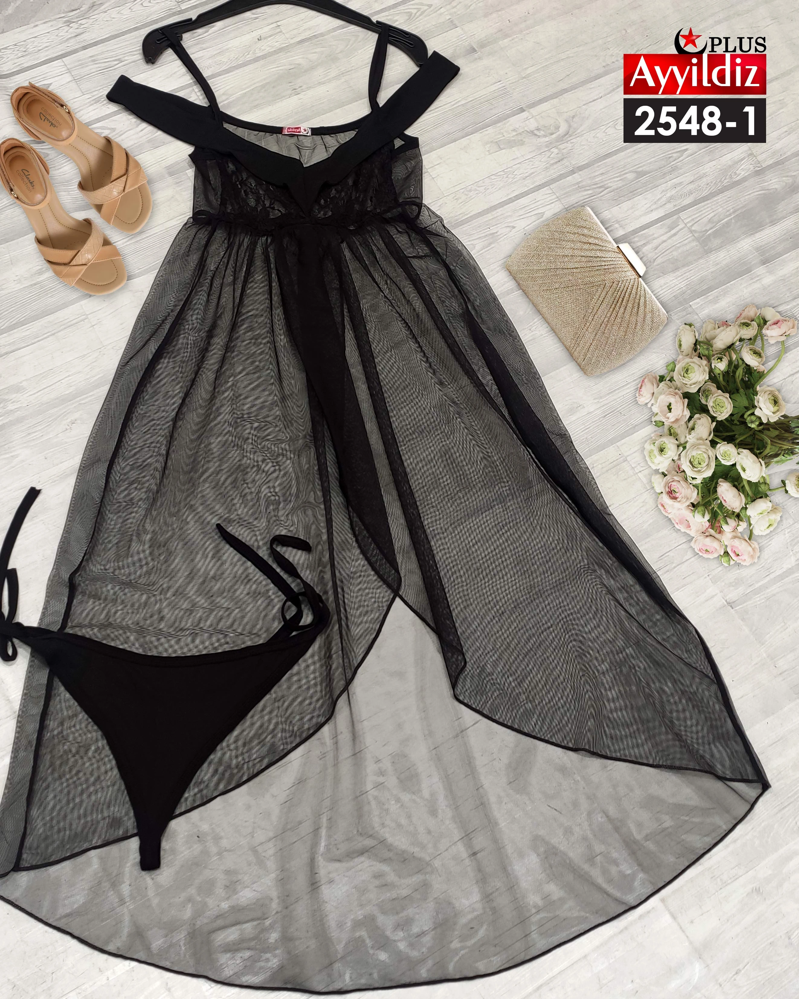 لباس خواب زنانه سایز بزرگ کد 2548