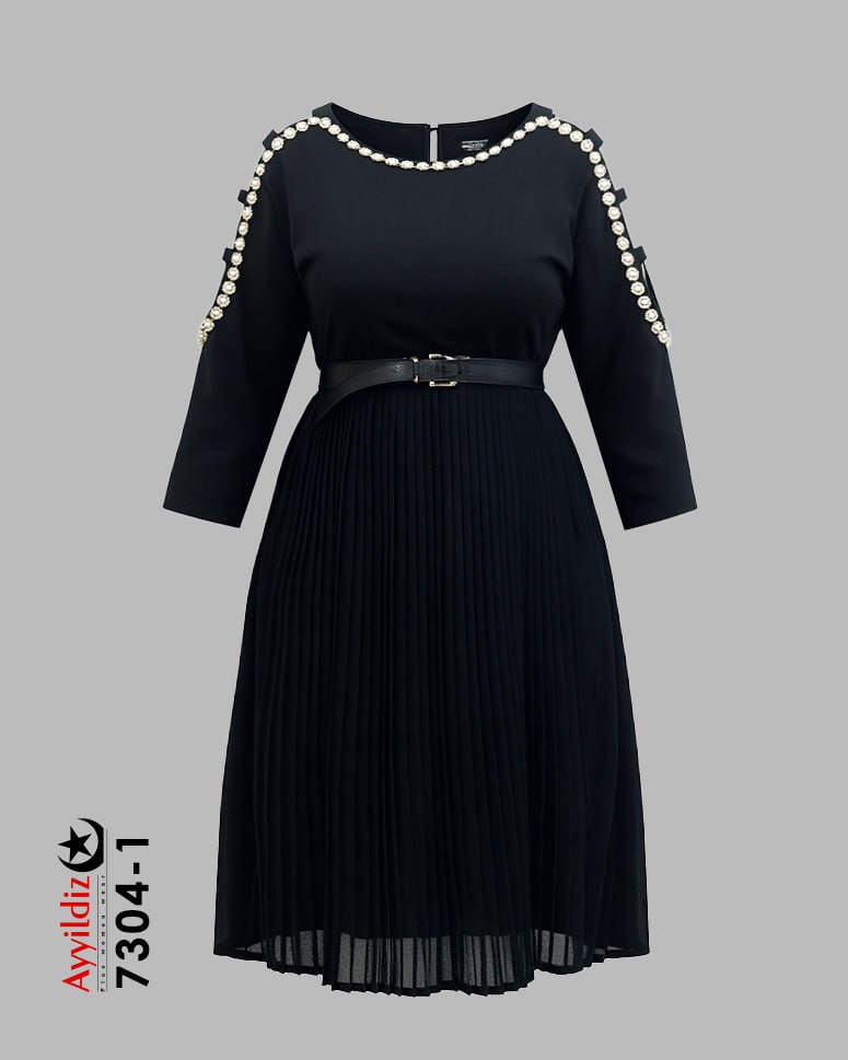 پیراهن مجلسی سایز بزرگ زنانه  کد 7304