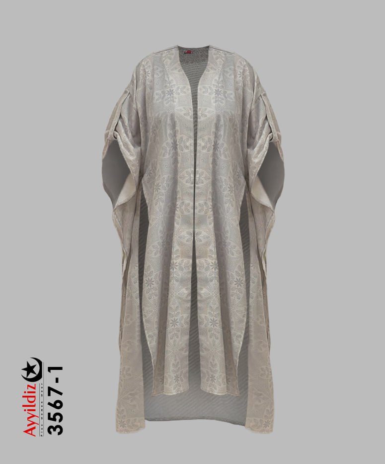 مانتو آزاد جلو باز ترند سایز بزرگ زنانه 3567