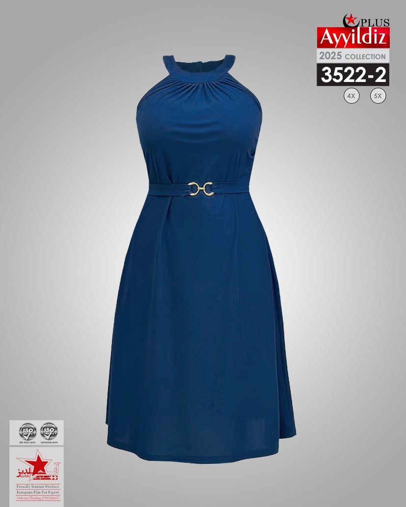 پیراهن  عروسکی سایز بزرگ زنانه  کد 3522