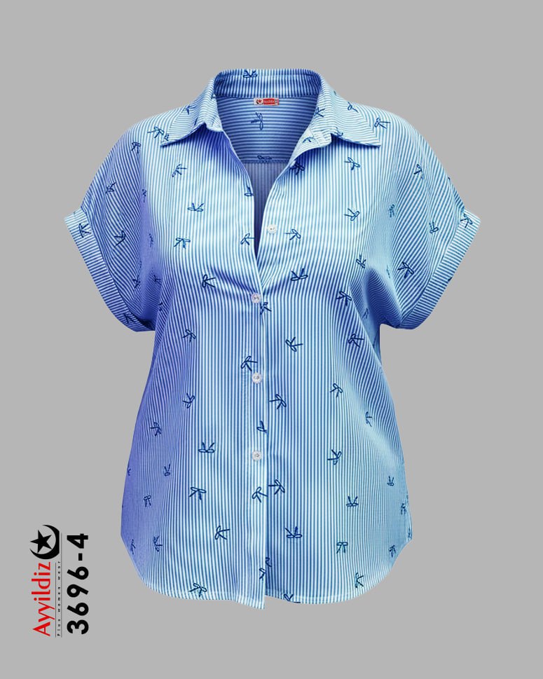 شومیز مجلسی سایز بزرگ زنانه کد3696-4