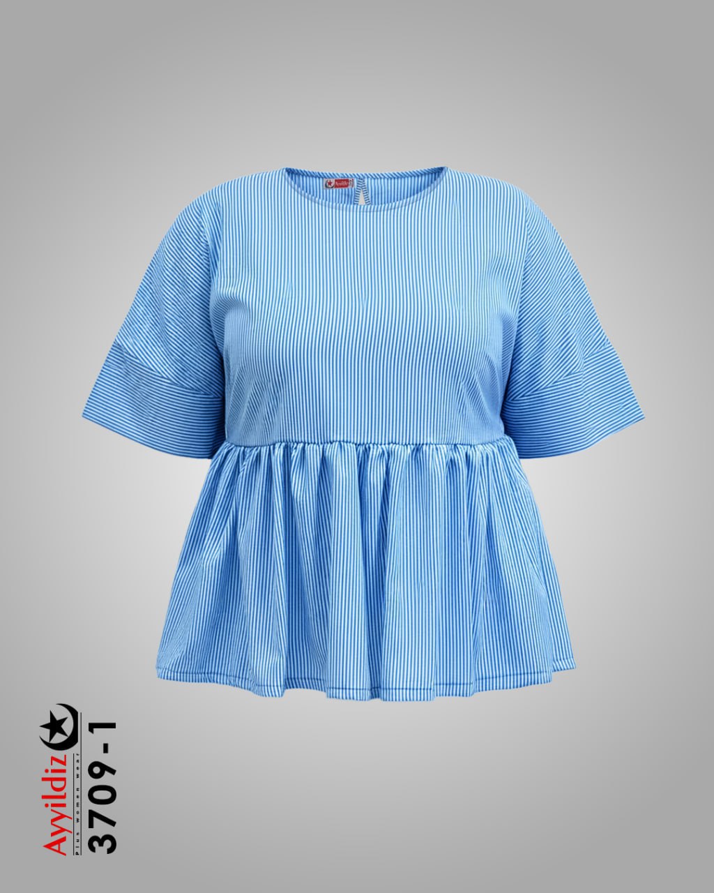 شومیز مجلسی سایز بزرگ زنانه کد 3709