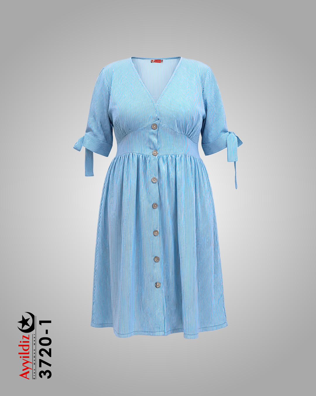پیراهن راحتی و اسپورت زنانه سایز بزرگ کد 3720