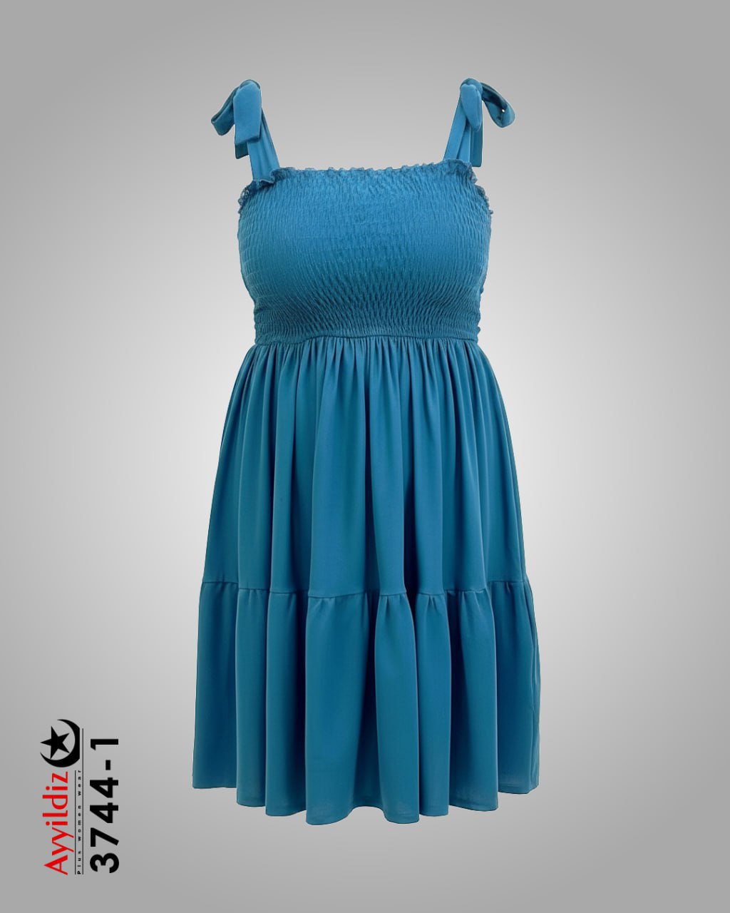 تونیک عروسکی سایز بزرگ زنانه کد 3744