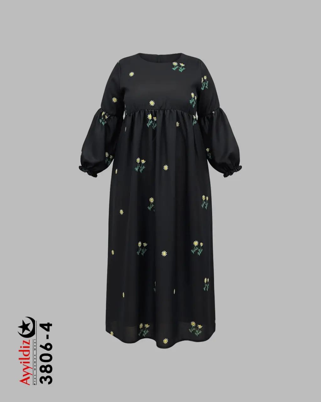 کفتان سایز بزرگ زنانه کد 3806-4 تصویر کاتالوگ