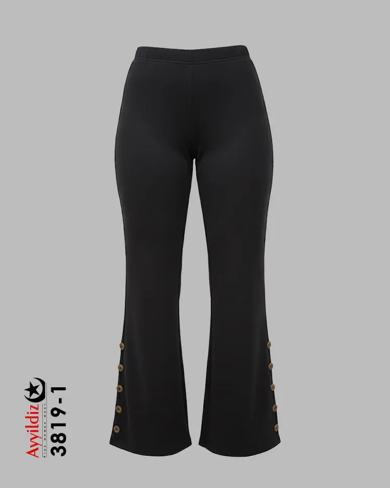 شلوار زنانه مجلسی کلاسیک سایز بزرگ کد 3819 مشکی