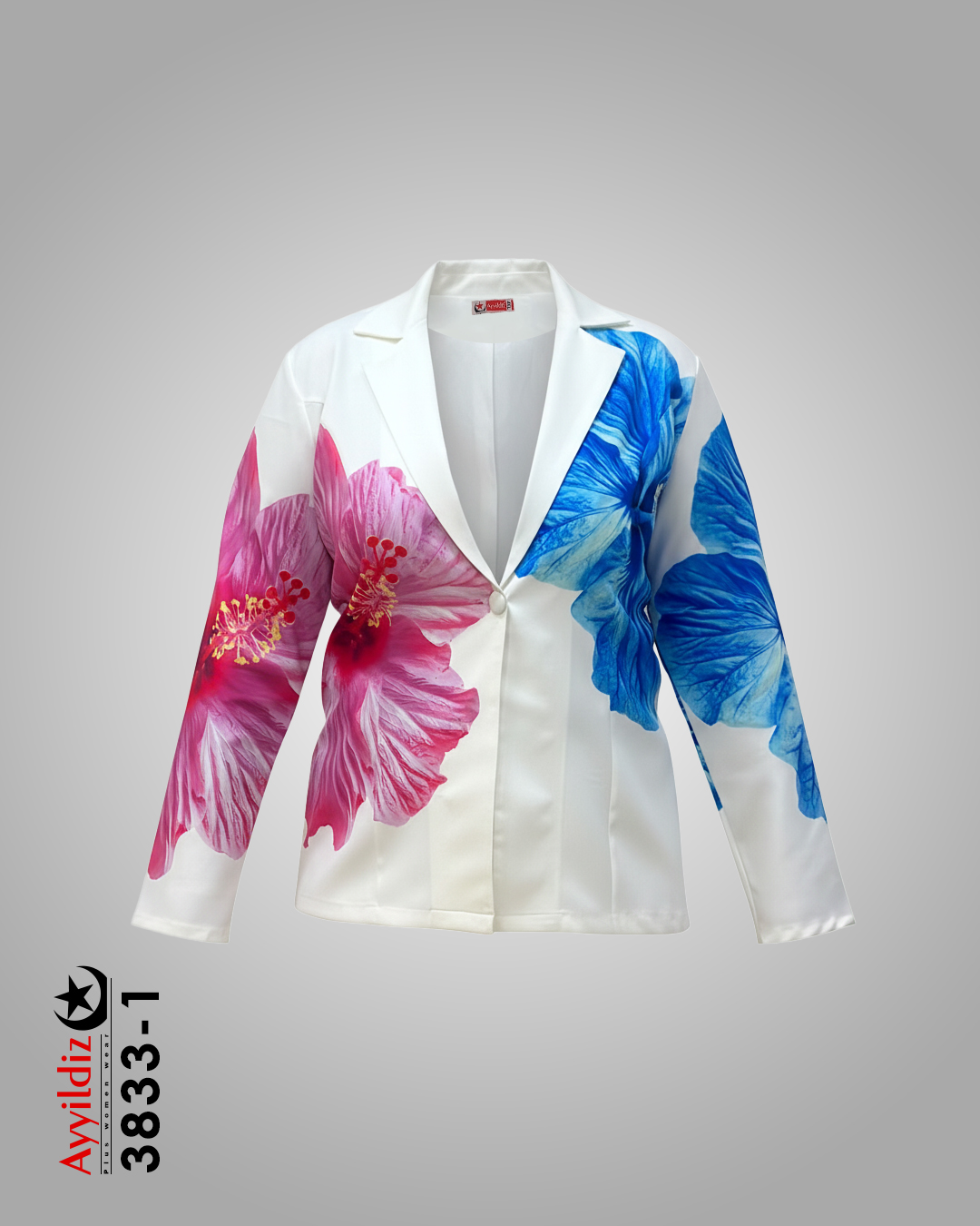 کت مجلسی زنانه سایز بزرگ کد 3833 تصویر کاتالوگ