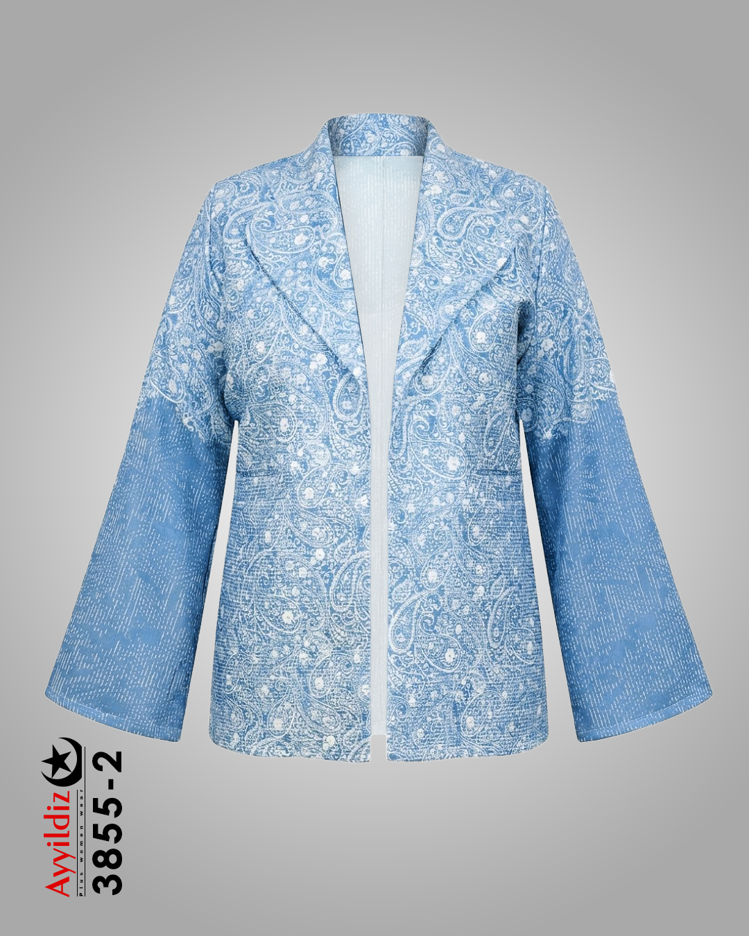 کت مجلسی سایزبزرگ زنانه کد 3855-2 تصویر کاتالوگ