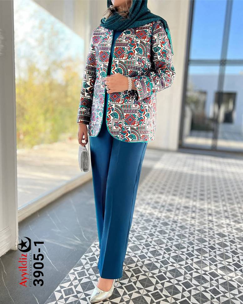 کت مجلسی سایزبزرگ زنانه کد 3905