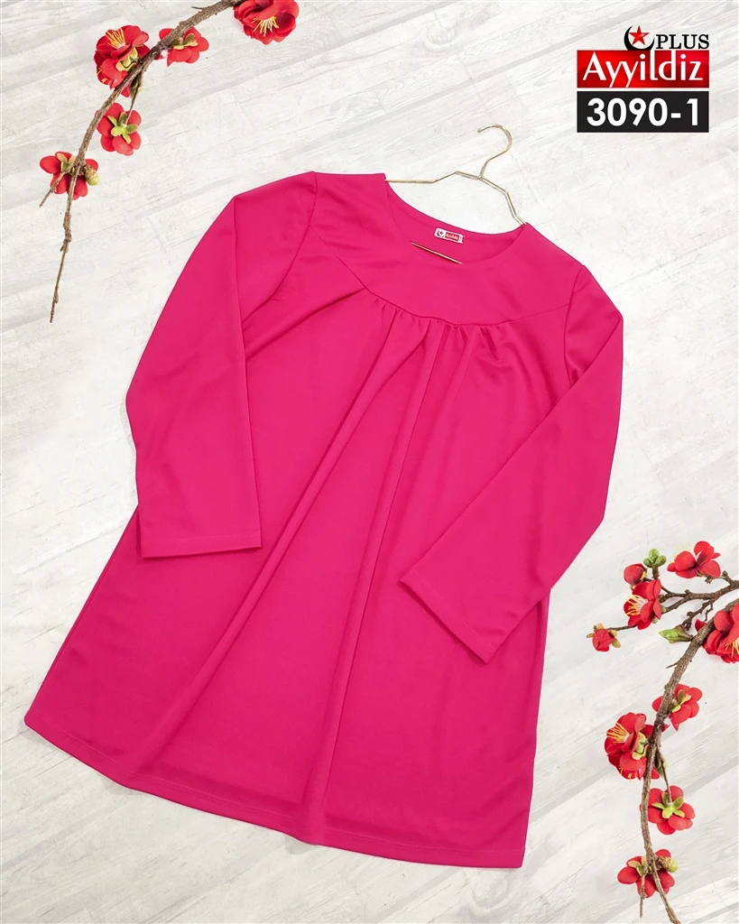 مانتو بسته سایز بزرگ زنانه  کد 3090
