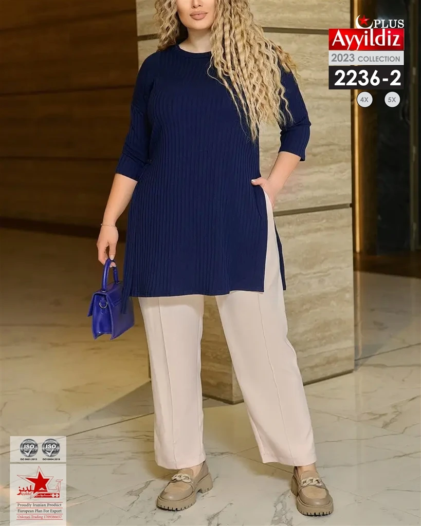 تونیک سایز بزرگ زنانه کد 2236