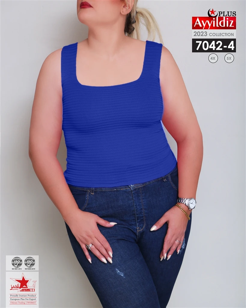 تاپ سایز بزرگ زنانه کد 7042