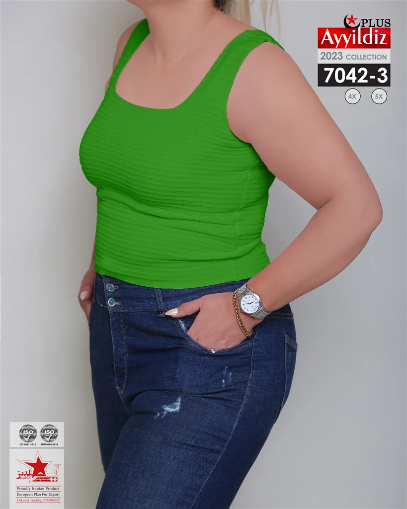 تاپ سایز بزرگ زنانه کد 7042