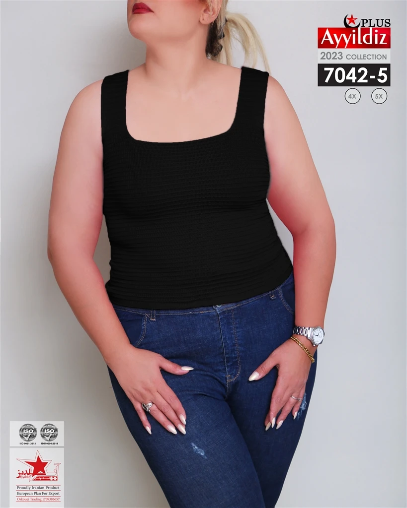 تاپ سایز بزرگ زنانه کد 7042