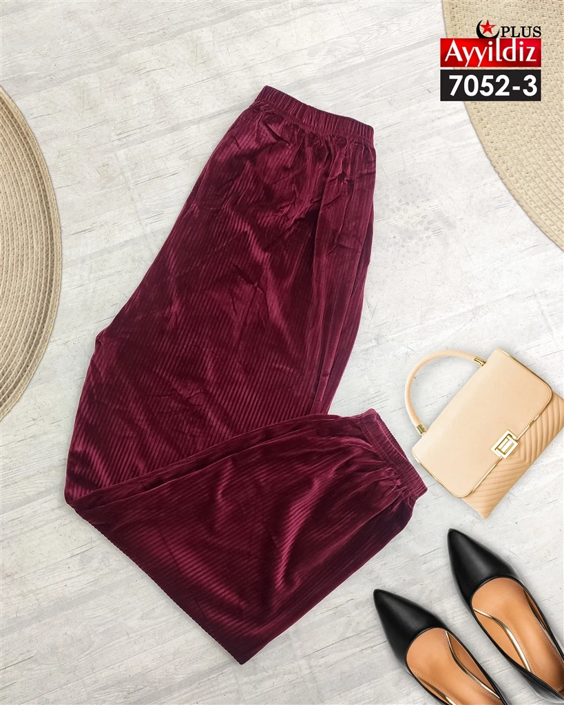 شلوار سایز بزرگ زنانه کد 7052
