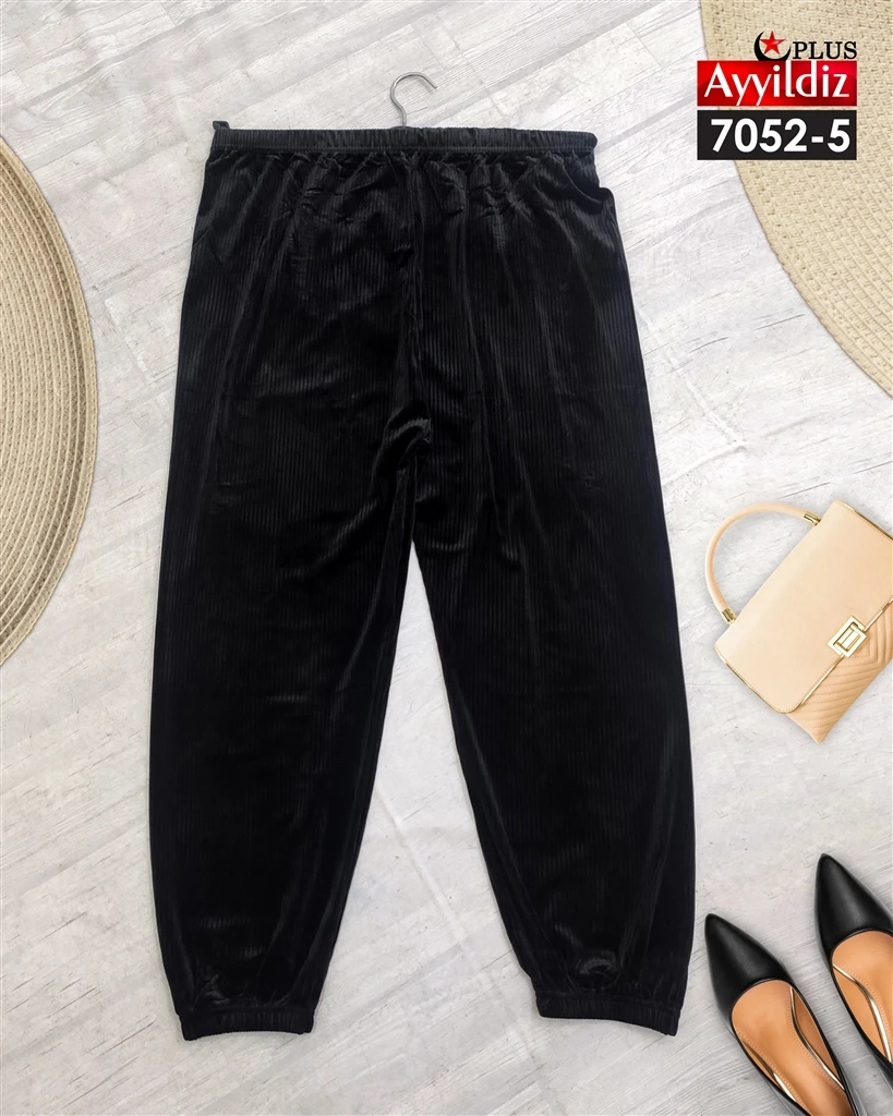 شلوار سایز بزرگ زنانه کد 7052