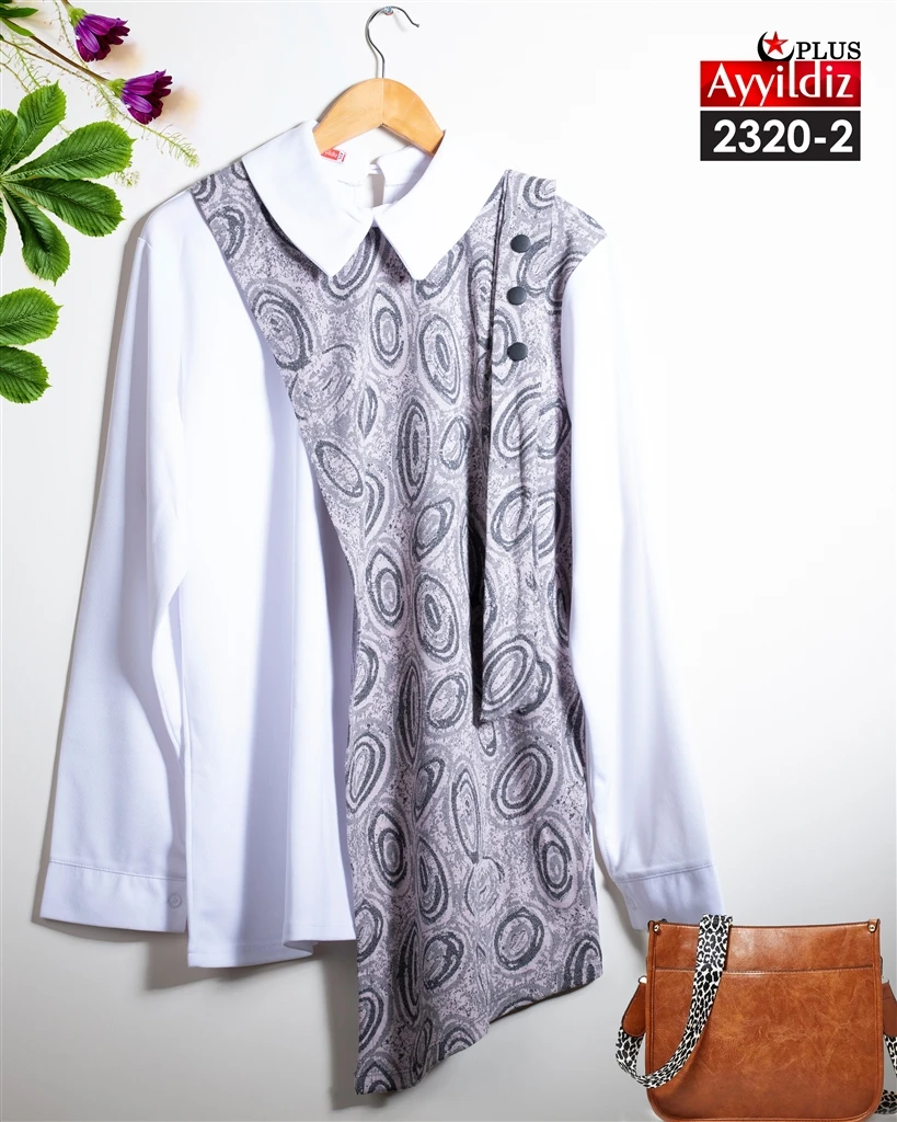 شومیز مجلسی سایز بزرگ کد 2320