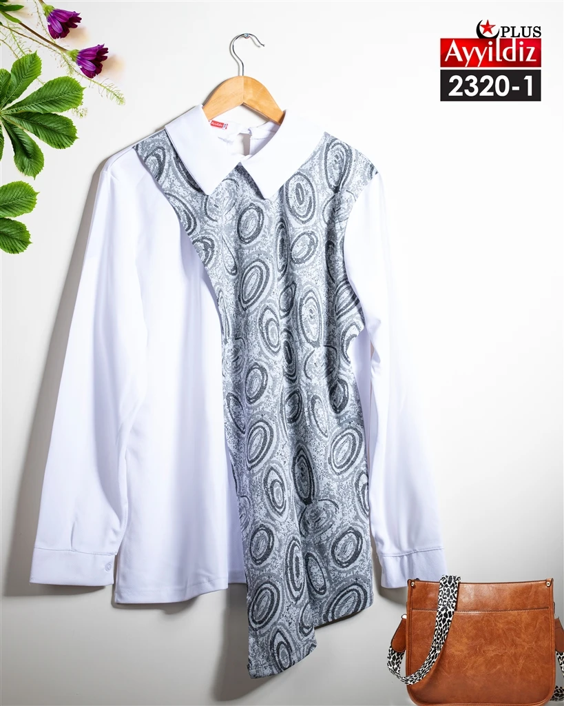 شومیز مجلسی سایز بزرگ کد 2320