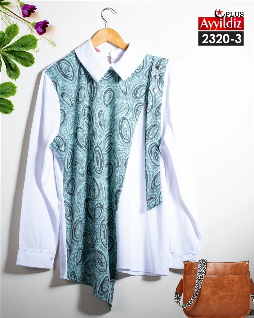 شومیز مجلسی سایز بزرگ کد 2320
