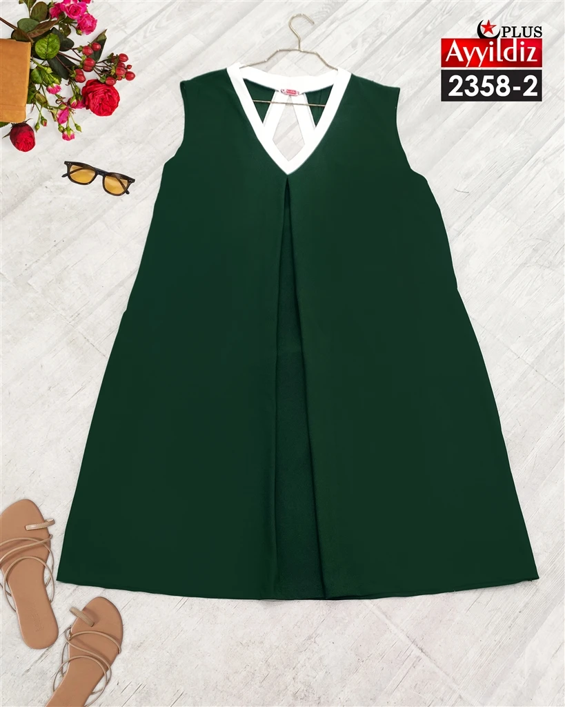 تونیک مجلسی سایز بزرگ زنانه کد 2358