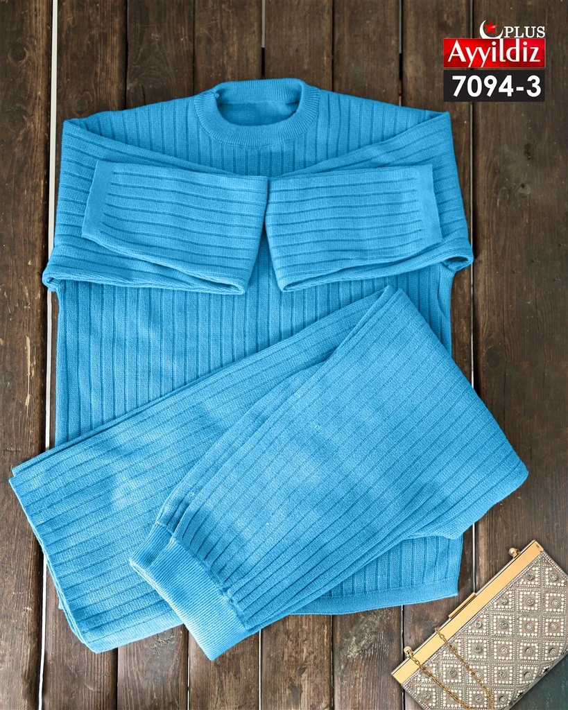 ست بلوز شلوار سایز بزرگ کد 7094