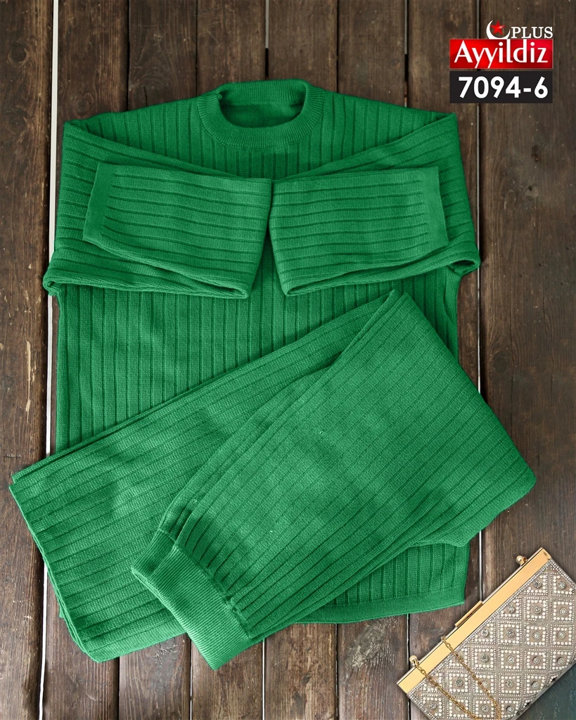 ست بلوز شلوار سایز بزرگ کد 7094
