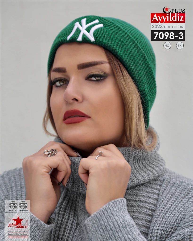 کلاه بافت زنانه کد 7098