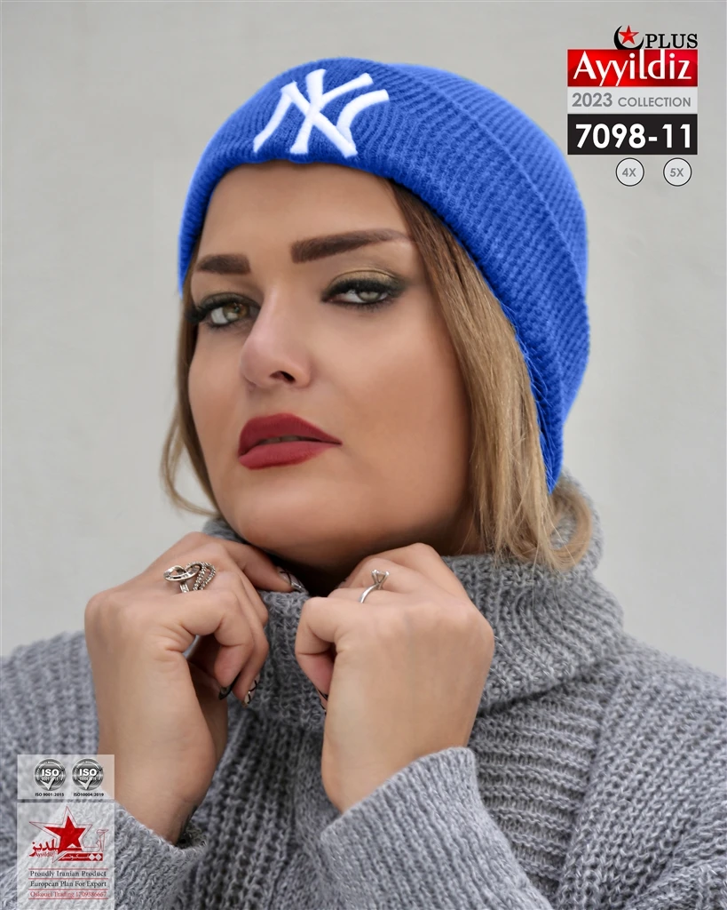 کلاه بافت زنانه کد 7098
