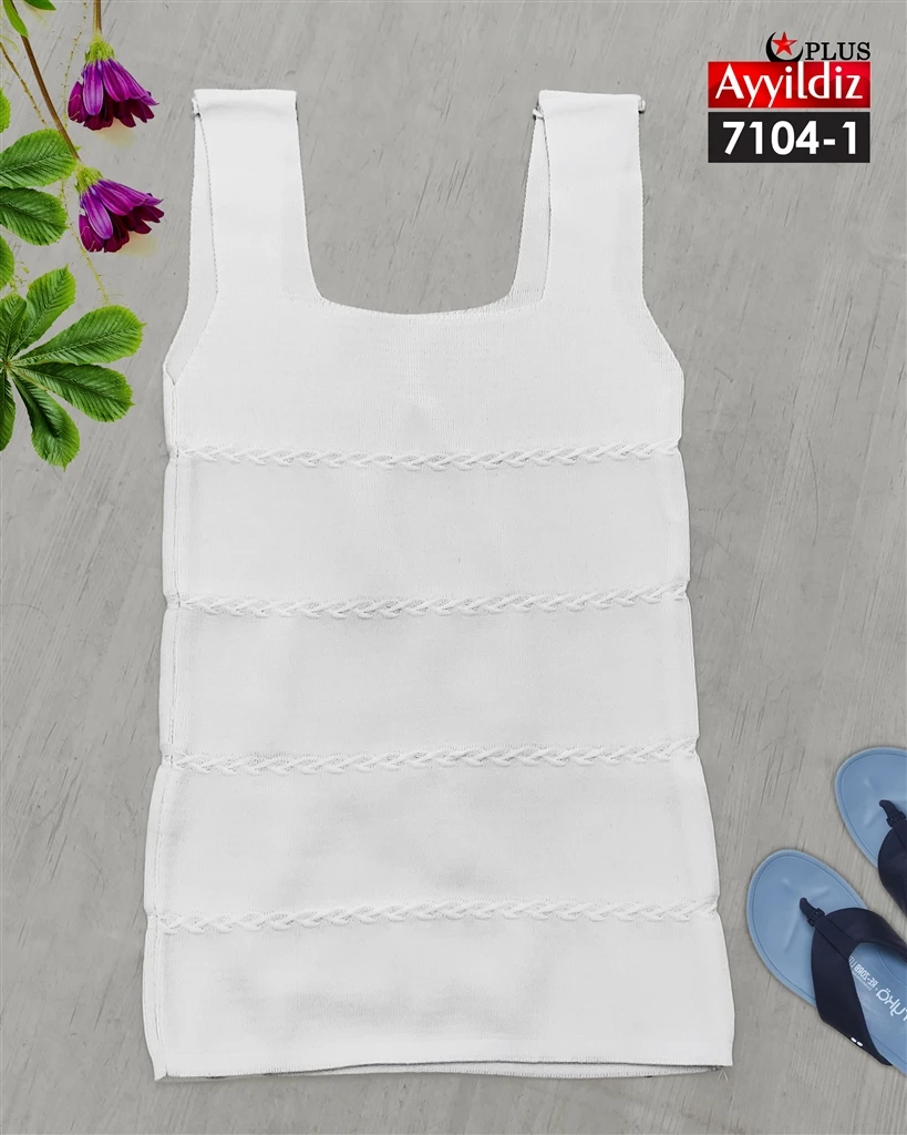 تاپ بافت سایز بزرگ زنانه کد 7104