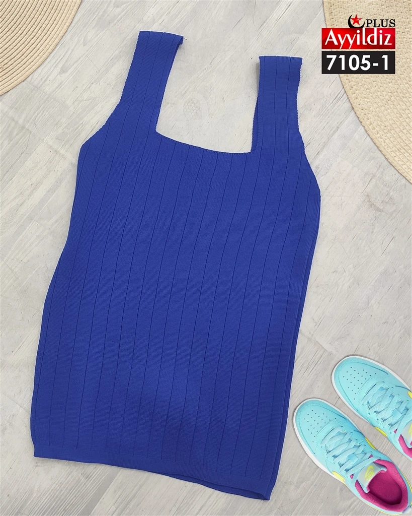 تاپ بافت سایز بزرگ زنانه کد 7105