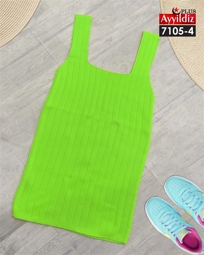 تاپ بافت سایز بزرگ زنانه کد 7105