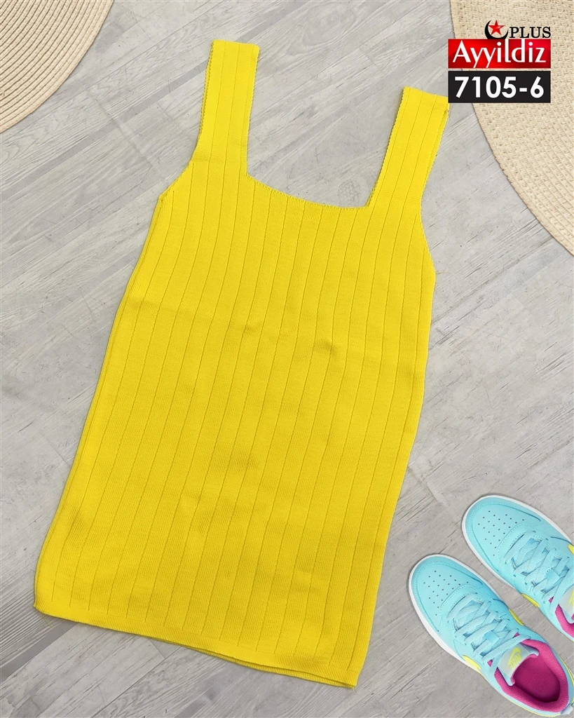 تاپ بافت سایز بزرگ زنانه کد 7105