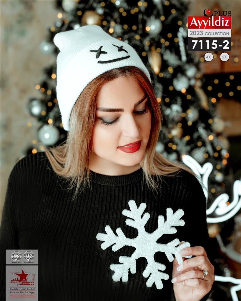 کلاه بافت زنانه کد 7115