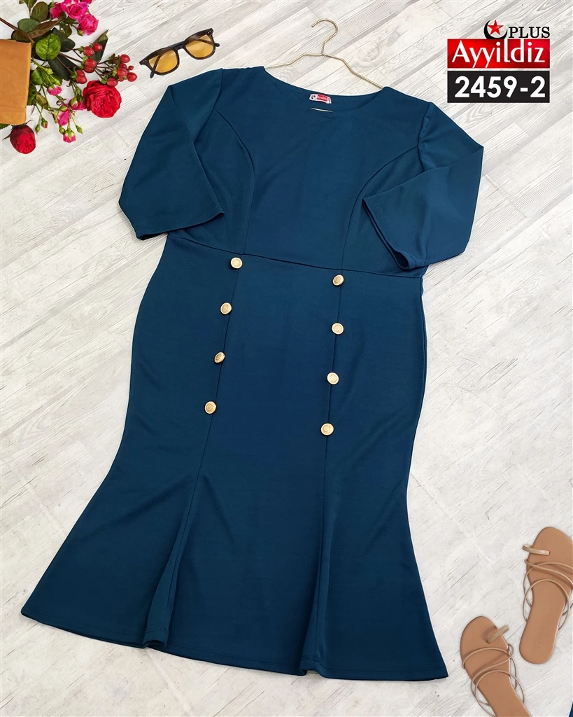 تونیک مجلسی سایز بزرگ زنانه کد 2459