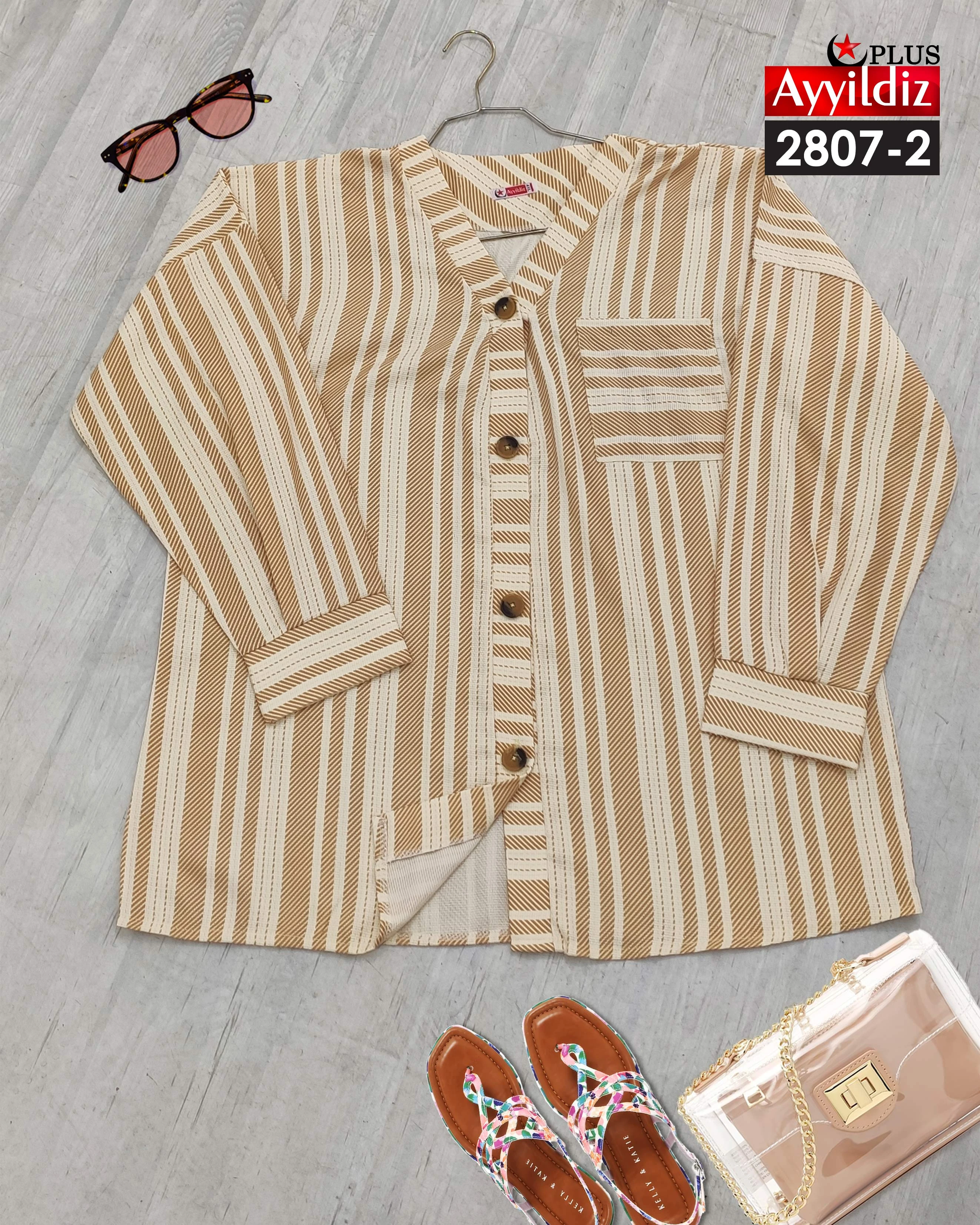 مانتو کتی سایز بزرگ کد 2807