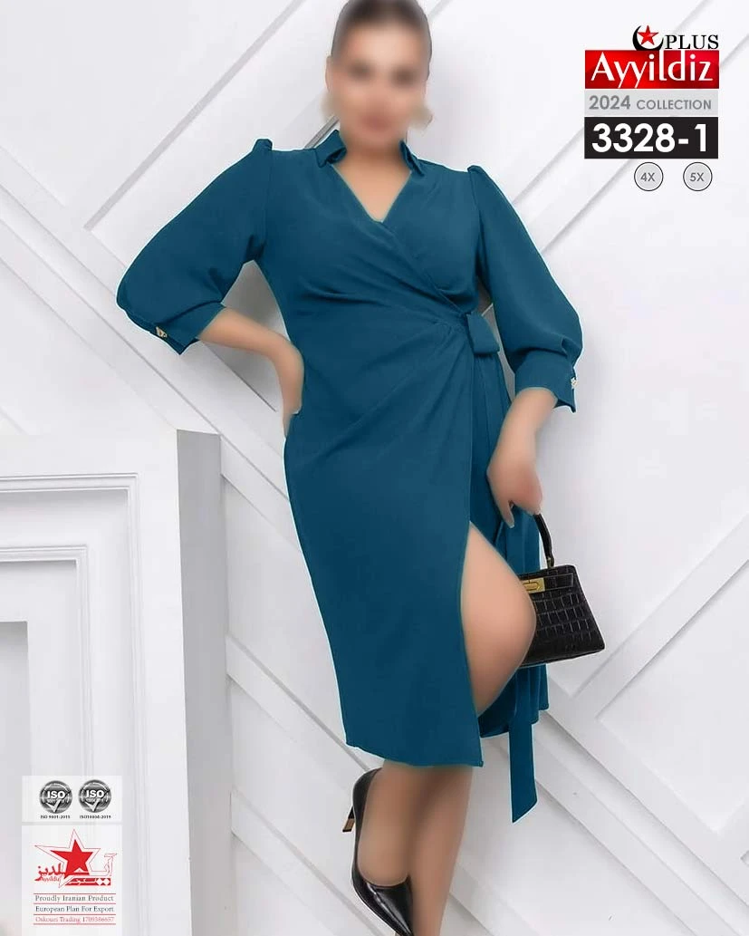 تونیک مجلسی سایز بزرگ زنانه کد 3328