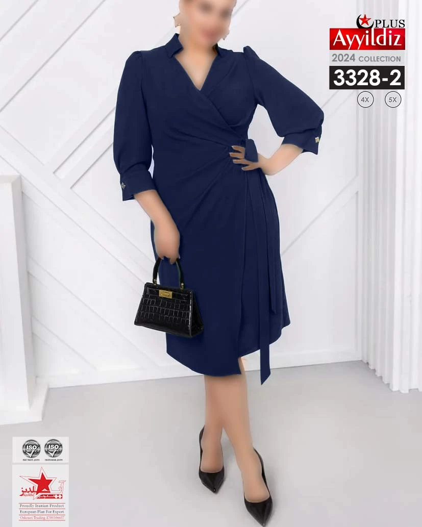 تونیک مجلسی سایز بزرگ زنانه کد 3328