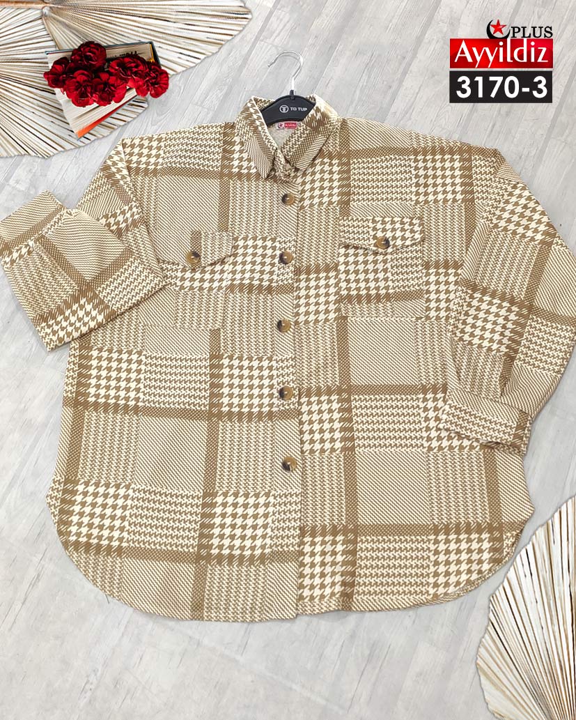 ژاکت سایز بزرگ زنانه بهاره کد 3170