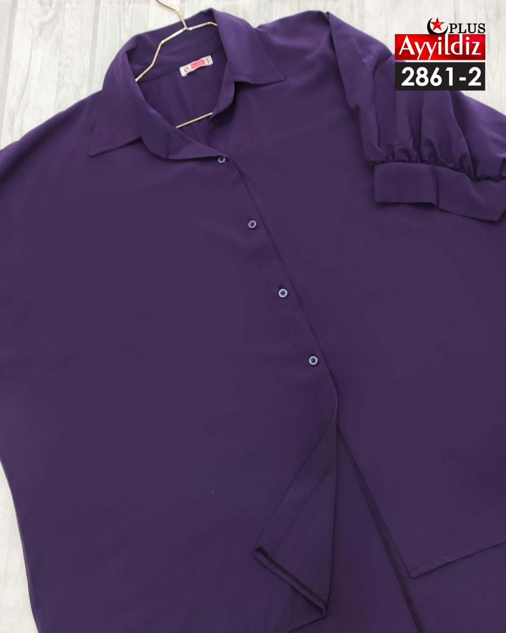مانتو سایز بزرگ زنانه کد 2861