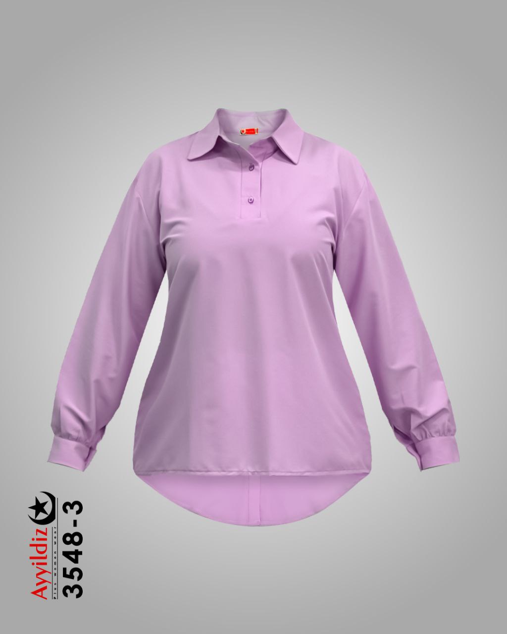 شومیز سایز بزرگ زنانه کد 3548
