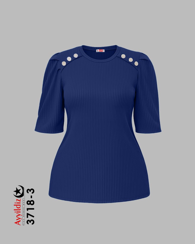 تیشرت سایز بزرگ زنانه کد 3718