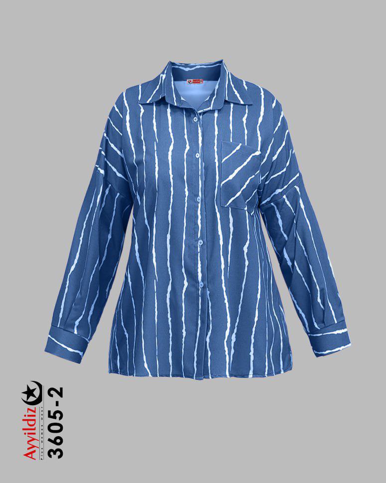 شومیز مجلسی ترند سایز بزرگ زنانه کد 3605