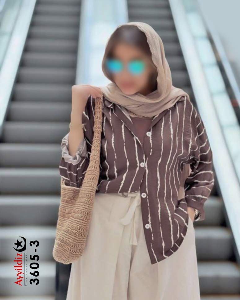 شومیز مجلسی ترند سایز بزرگ زنانه کد 3605