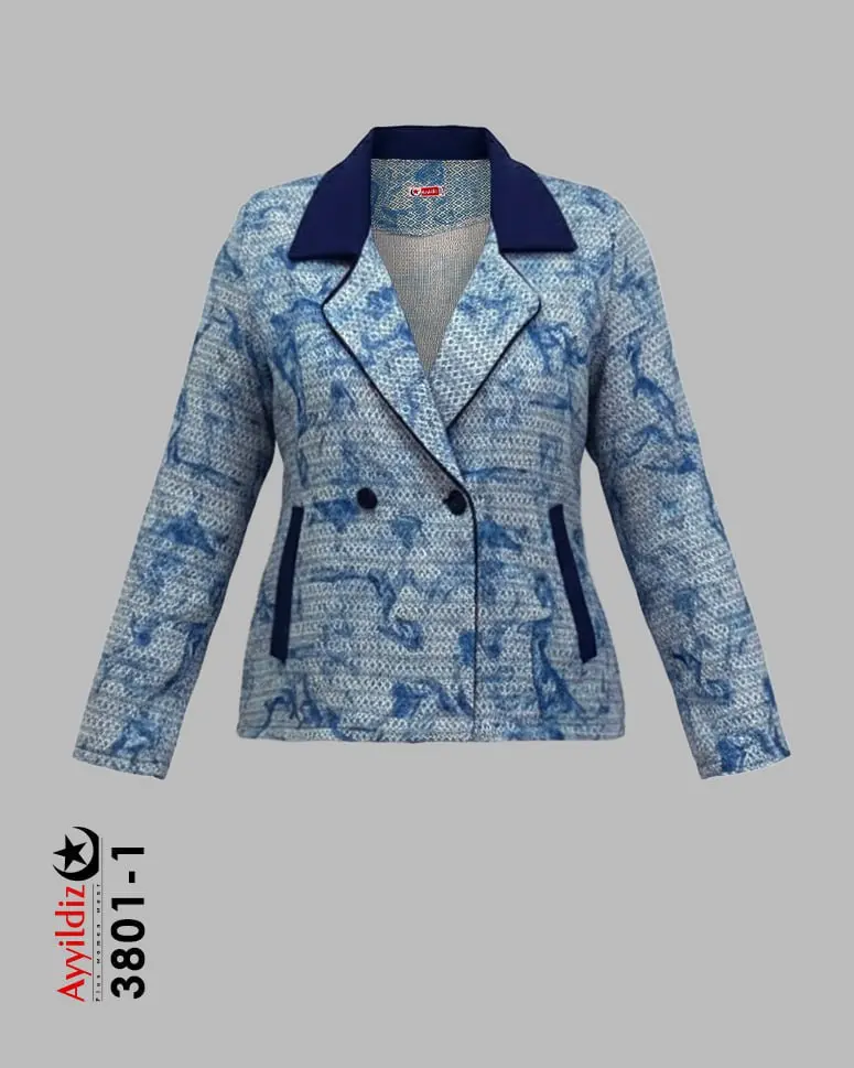 کت سایز بزرگ زنانه پاییزه 3801